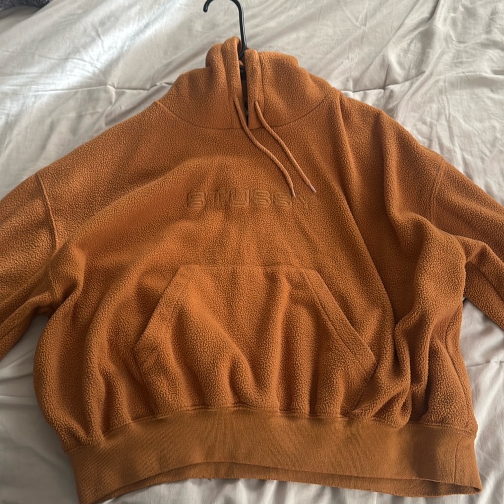 Stussy crop hoodie